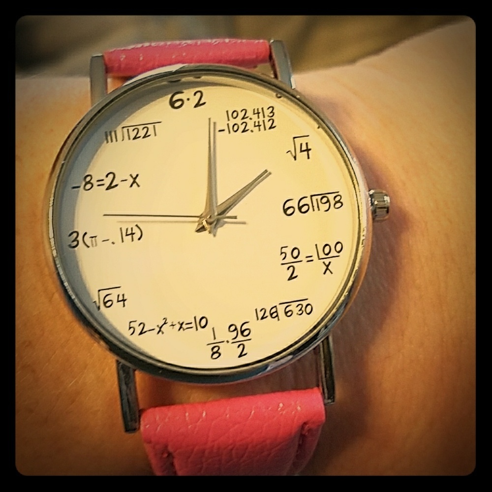 Math watch!